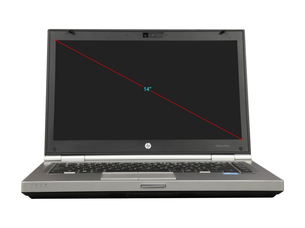 Refurbished Hp Elitebook 8470p 14 Led Laptop Intel 3rd Gen Core I5 260 Ghz Mobile Cpu 16 Gb 0415