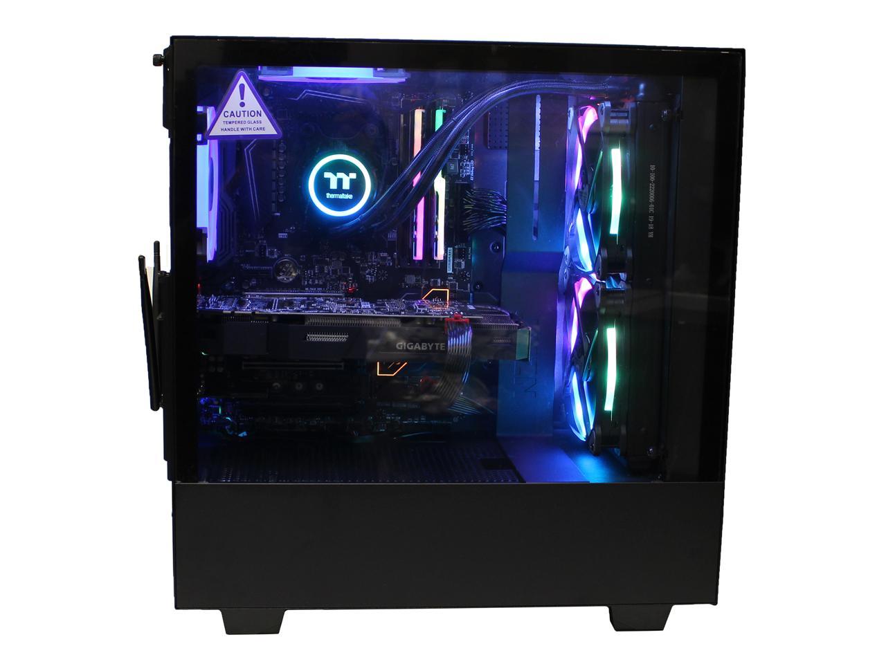 Custom Prc Amd 8 Core Gaming Pc Amd Ryzen 7 1700 30ghz 16gb Rgb Led Ddr4 128gb M2 Ssd 1tb Hd 