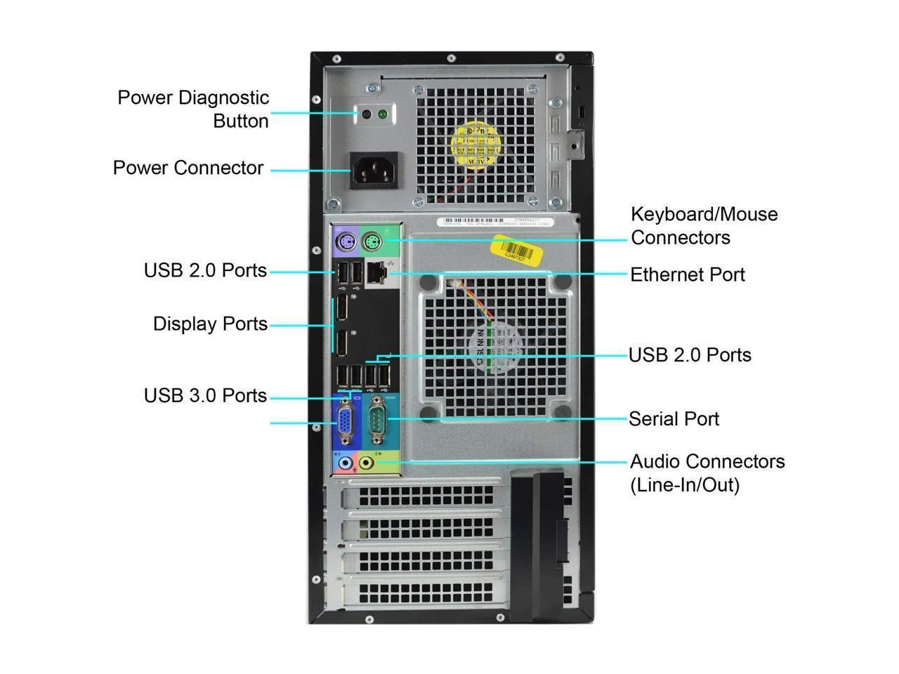 Refurbished Dell OptiPlex 7010 Mini Tower Intel Core i53470 3.2GHz
