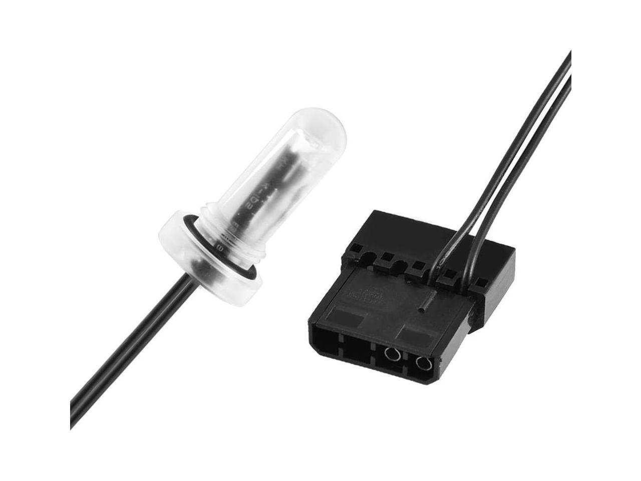 Water Cooling Pillar Light, Water Cooling LED Light1pc G1/4 Thread PC