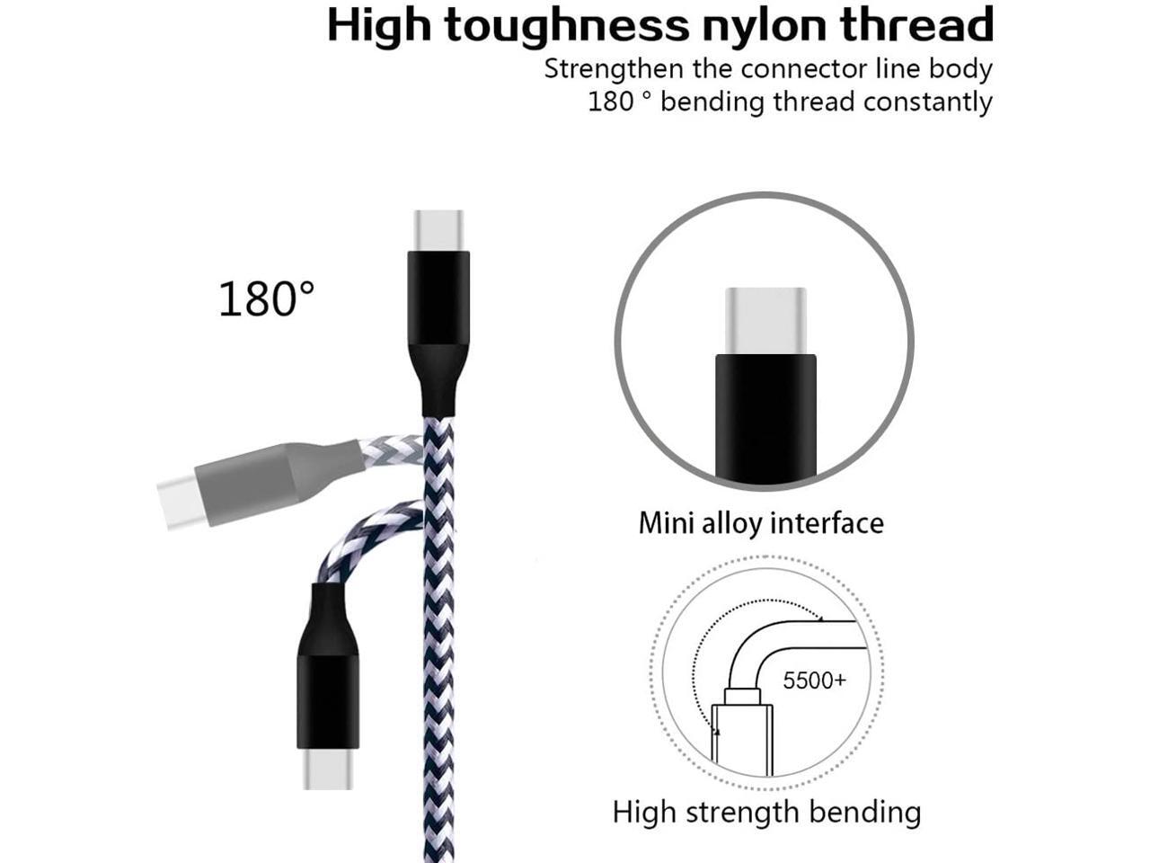 USB Type C Cable for JBL Charge 4 Portable Waterproof Wireless