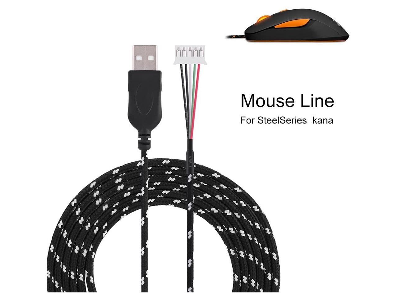 2m/6.56ft Mouse USB Cable,Mouse Extension Cord Line Replacement,with 5