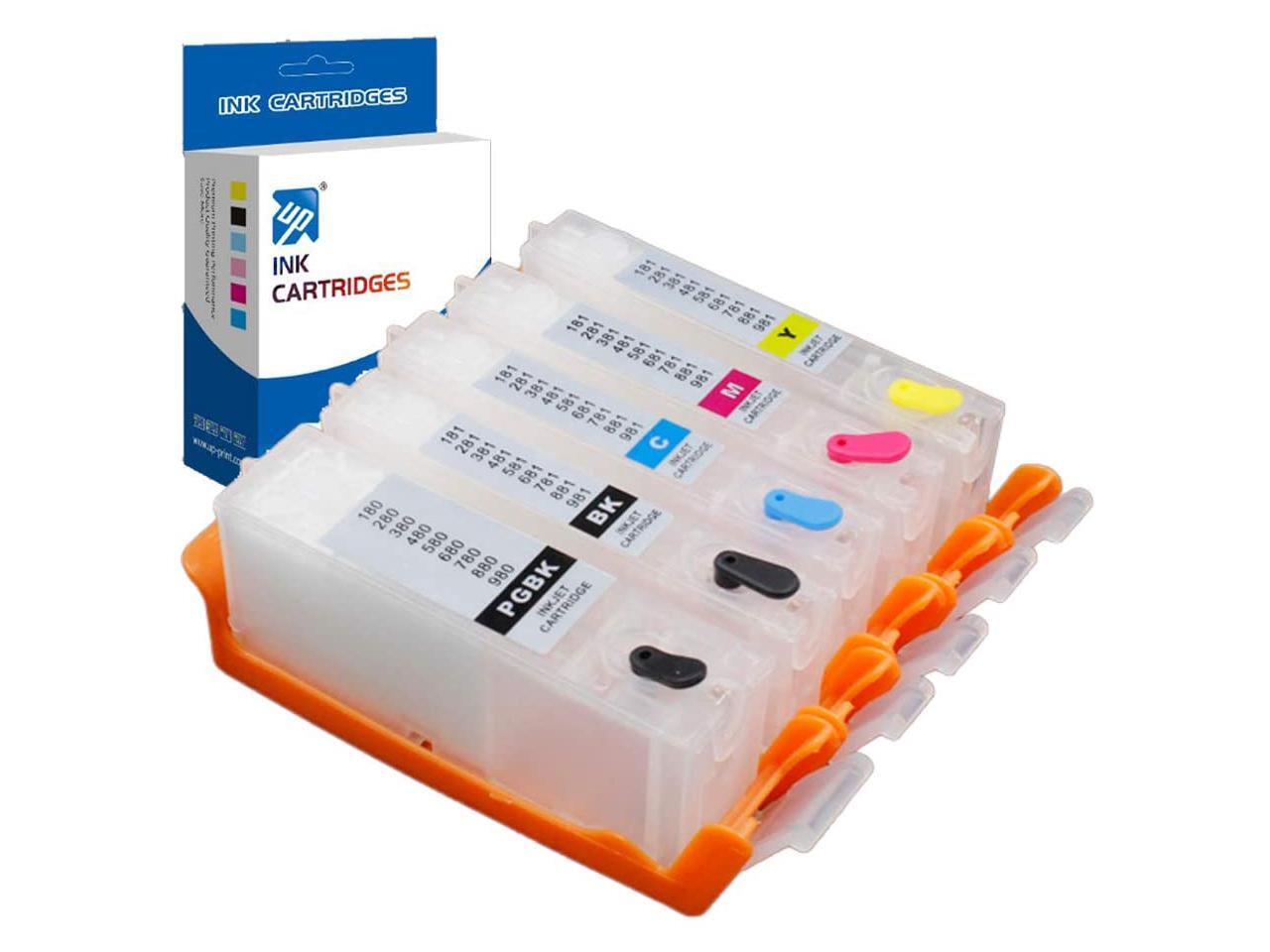 UP PGI-280 CLI281 Empty refillable Ink Cartridge Compatible for Canon TS8320 TS702 TS6320 TS6100 