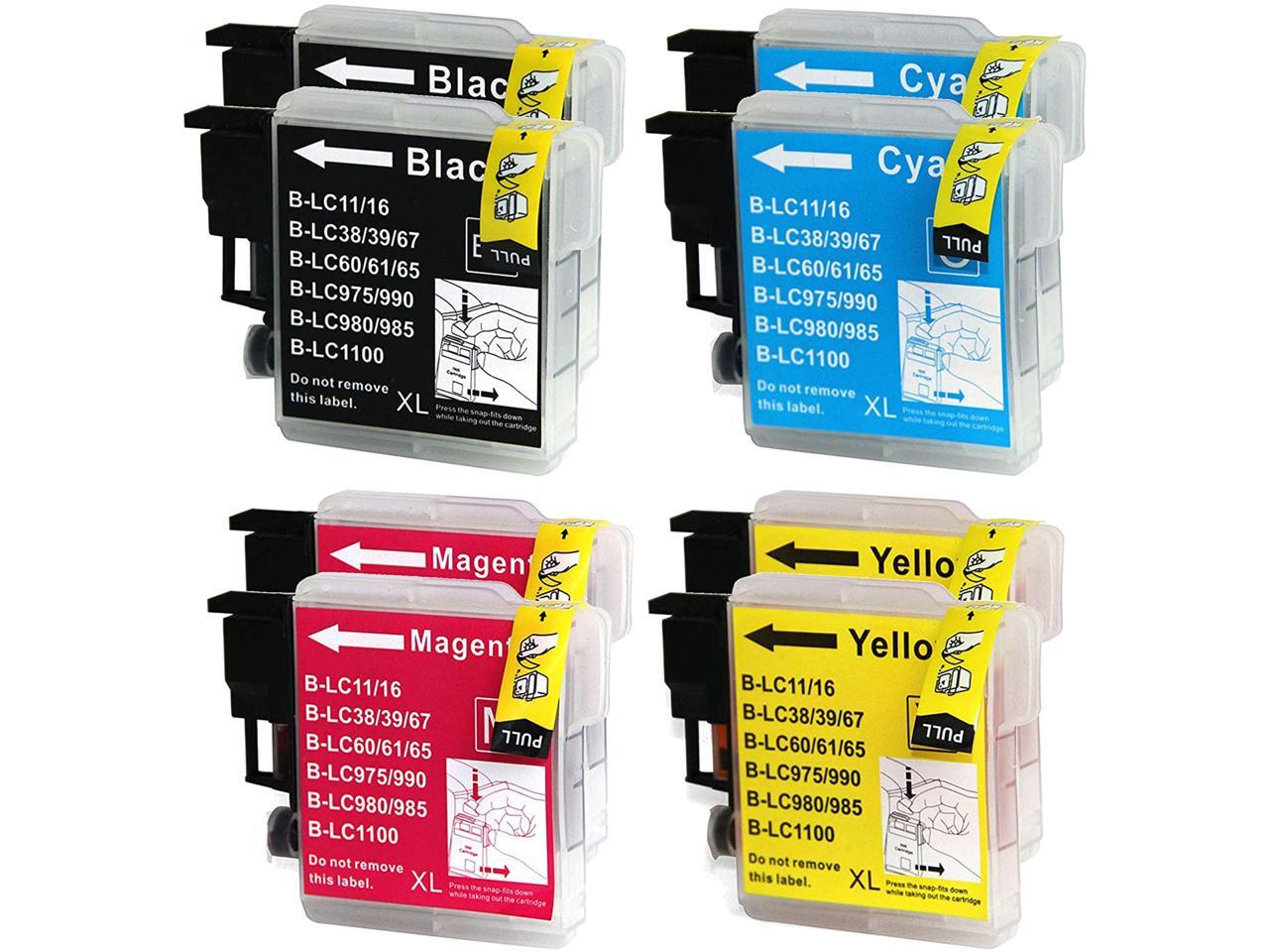 Much&More Compatible Ink Cartridge Replacement for Brother LC61 LC61