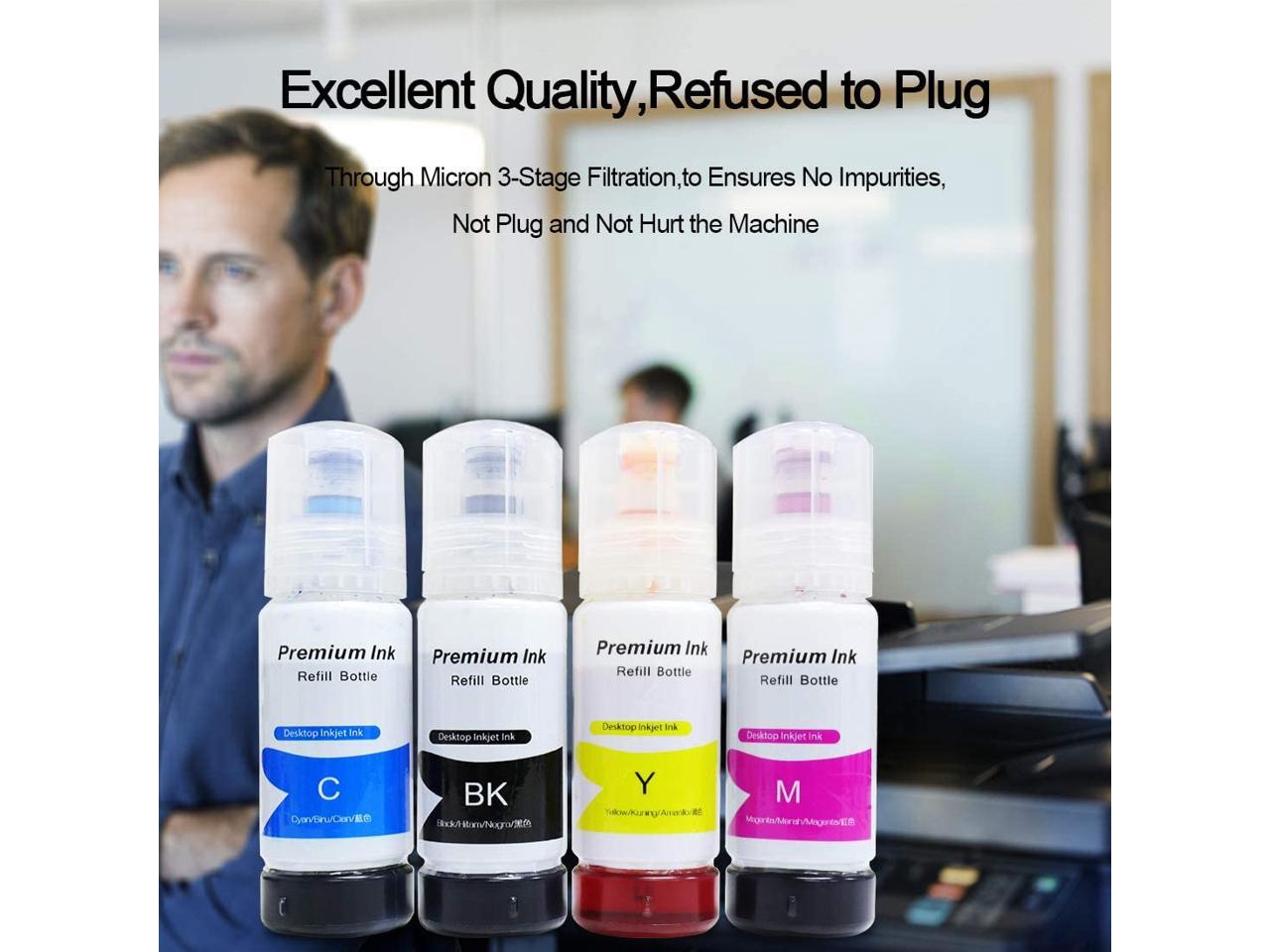 Seogol Compatible T502 Ink Bottle Replacement for Epson 502 Refill Ink