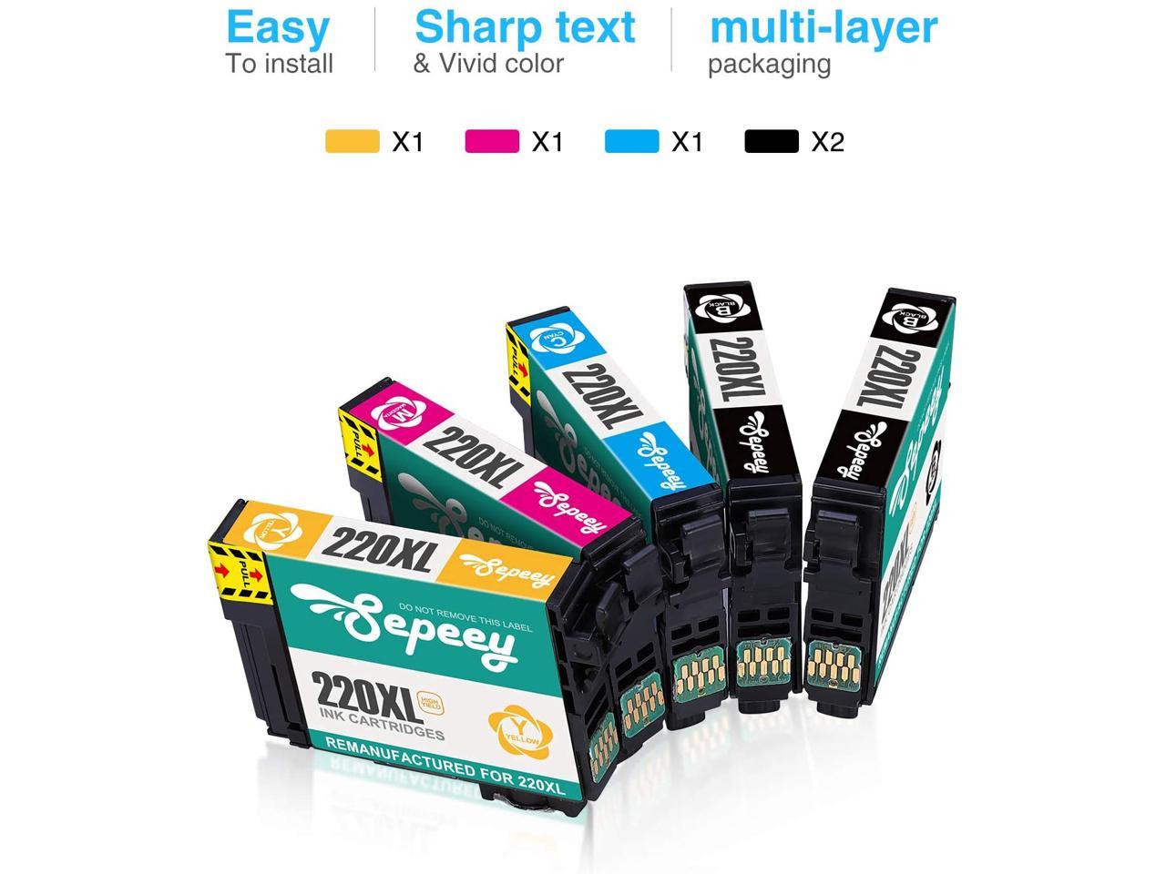 Sepeey Ink Cartridge Replacement for Epson 220 220XL 220 XL T220, Use