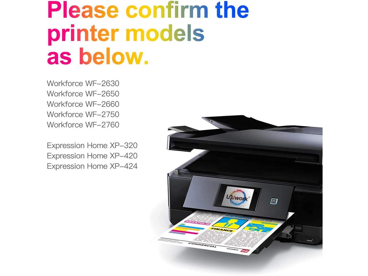 Uniwork Ink Cartridge Replacement for Epson 220 XL 220XL T220XL use for
