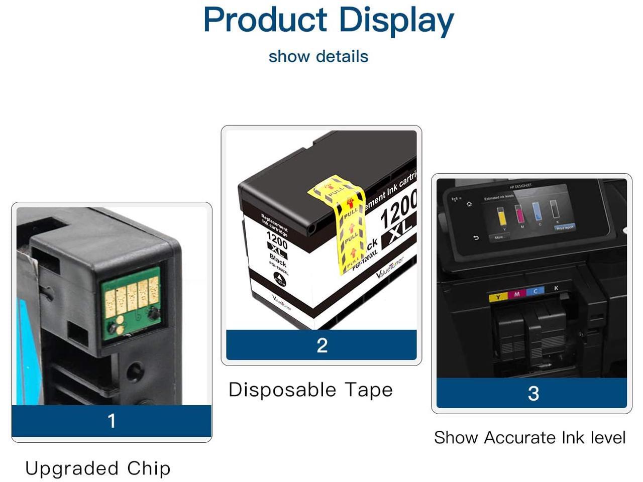 Valuetoner Compatible Ink Cartridge Replacement for Canon PGI1200XL