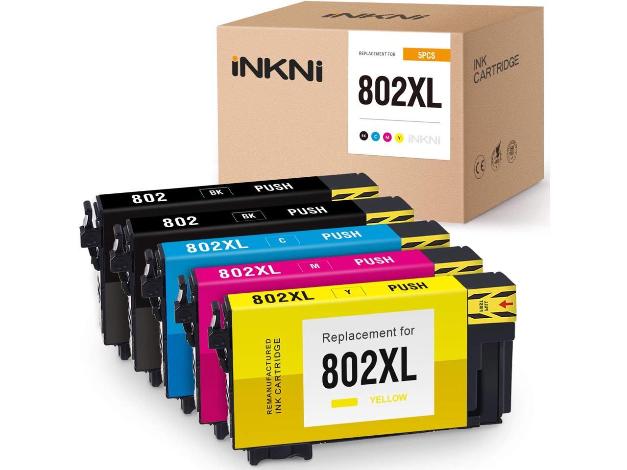 INKNI Ink Cartridge Replacement for Epson 802 802XL T802XL for