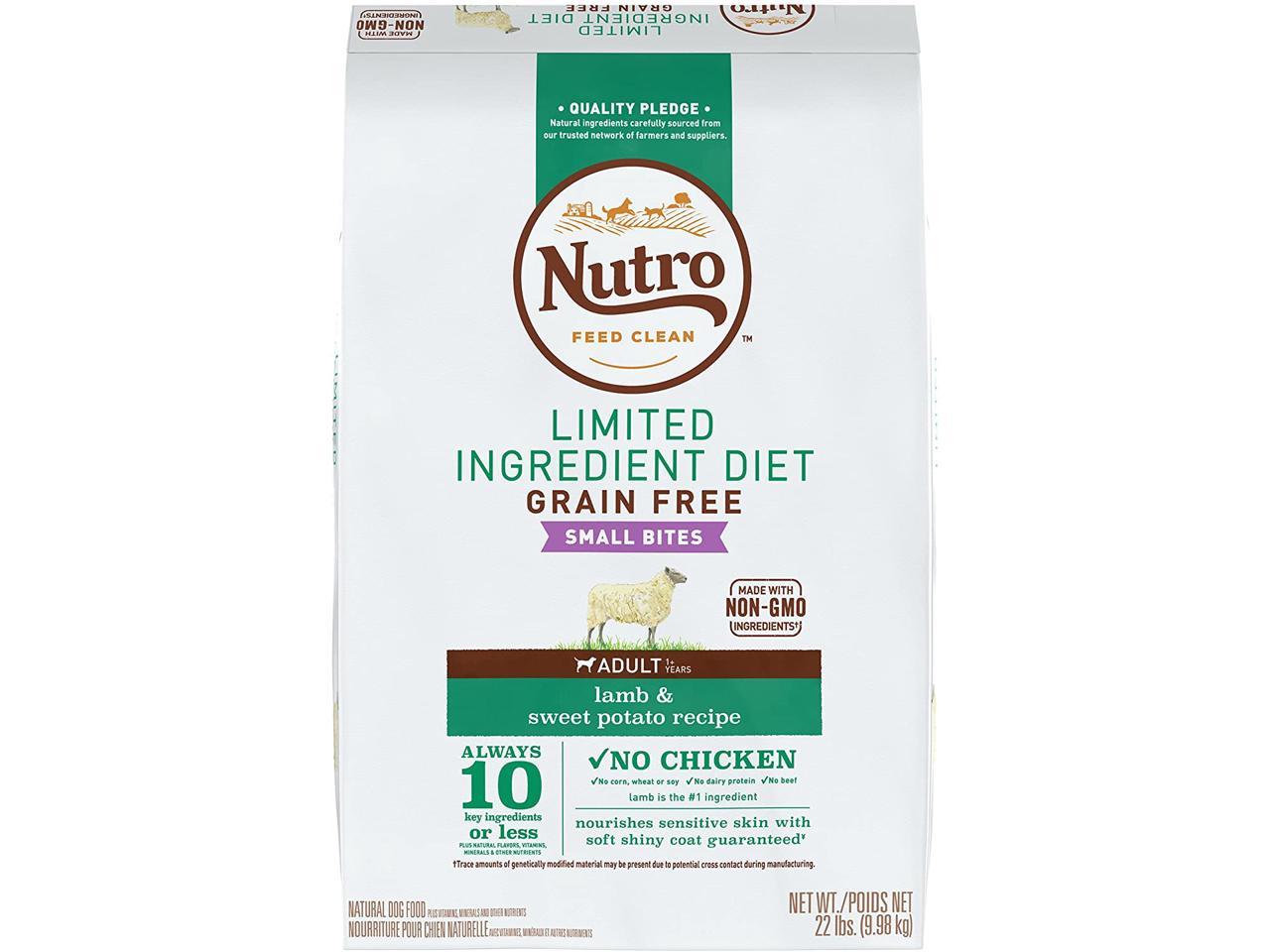 NUTRO Limited Ingredient Diet Small Bites Adult Dry Dog ...
