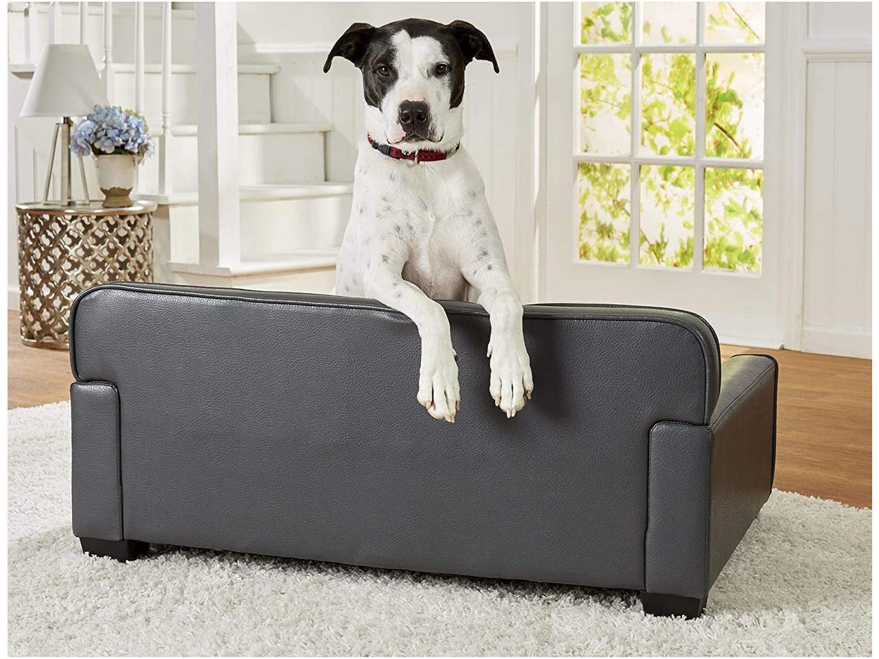  Enchanted Home Pet Library Grey Sofa Dog Bed - Newegg.com