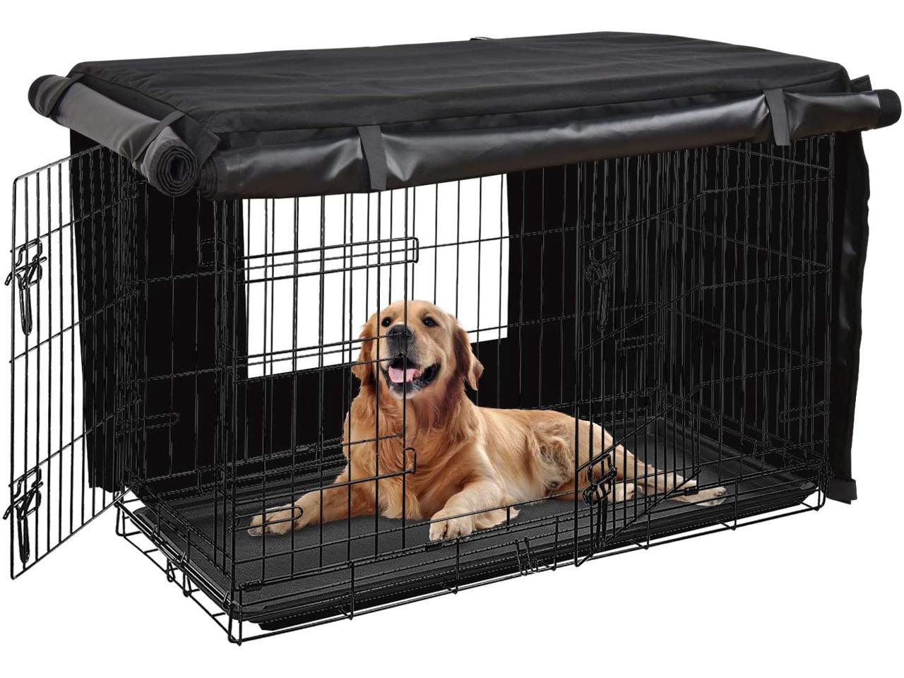 HONEST OUTFITTERS Dog Crate Cover 42 Inch Dog Kennel Cover for Large Dog, Heavy Duty Oxford