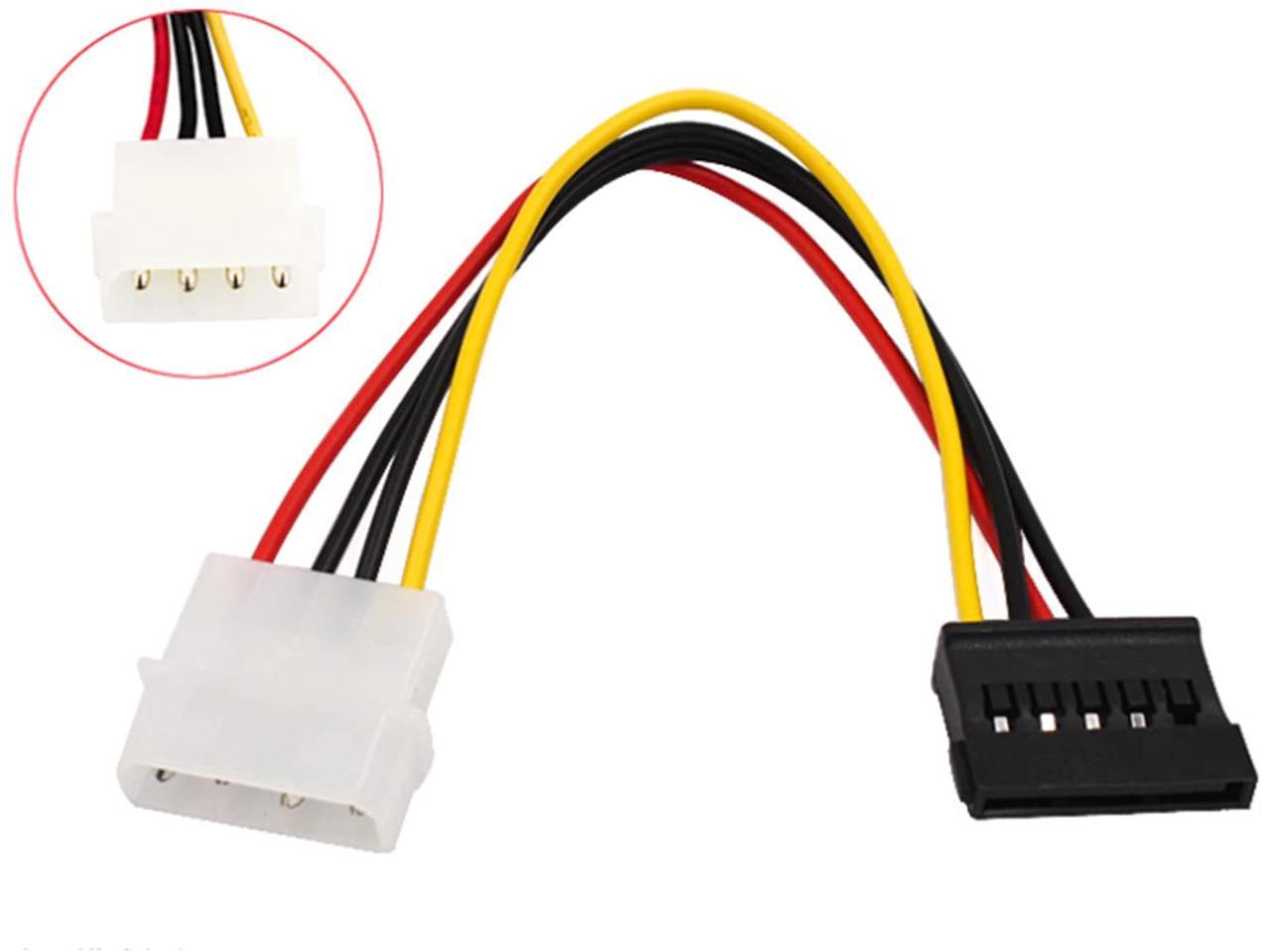 Sata To Molex Sata Power Cable Pack Pin Molex To Sata Power Cable