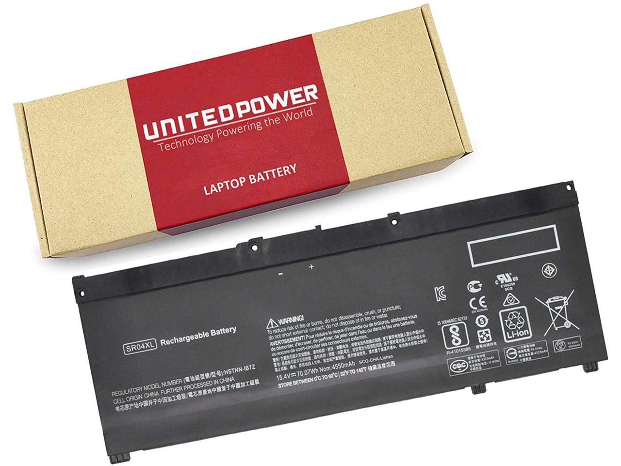 Batterie SR04XL / SR03XL Pour HP Omen 15 - Compatible 15-ce0xx, 15-dc0xxx, 15-cb0xx - 15.4V, 70.07Wh