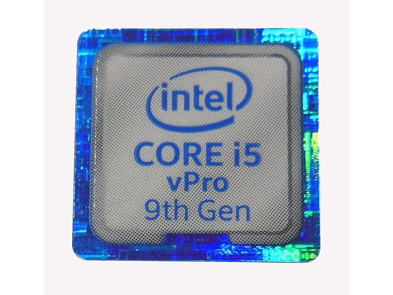 Intel Core I5 Vpro 9th Gen Sticker 18 X 18mm 1116 X 1116 1026 0283