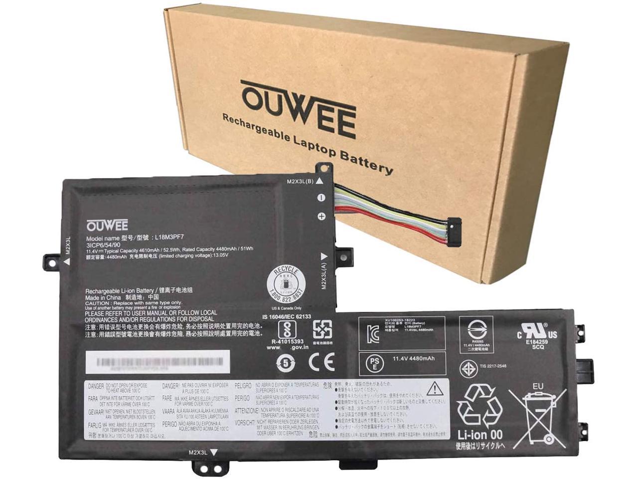 Ouwee L18m3pf7 Laptop Battery Compatible With Lenovo Ideapad S340 14iml 14api 14iil 14iwl C340 15iwl 15iil S340 15iwl 15api 15iil Flex 15iwl 15iml 15iil Serie L18c3pf7 L18l3pf3 L18c3pf6 L18l3pf2 52 5w Newegg Com