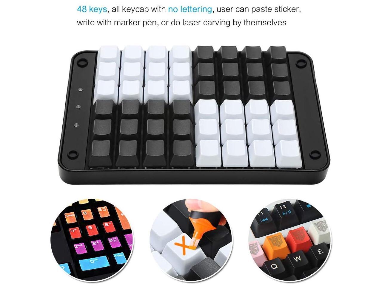 Koolertron SingleHanded Programmable Mechanical Keyboard with Cherry