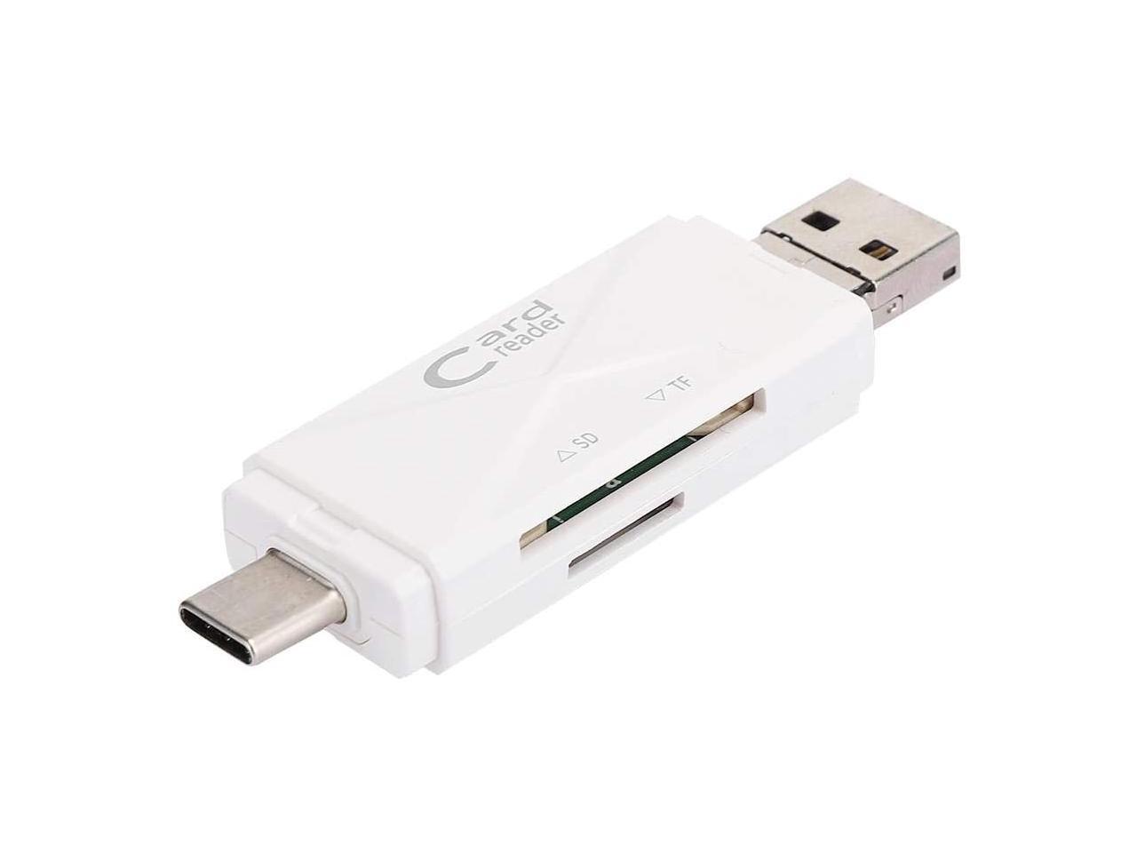 White, Pisa Leaning Tower Type Cuifati Portable Card Reader Plug and Play Stable Accurate and Reliable in Reading for shortdistance Recognition or Background Card Issuer Management 