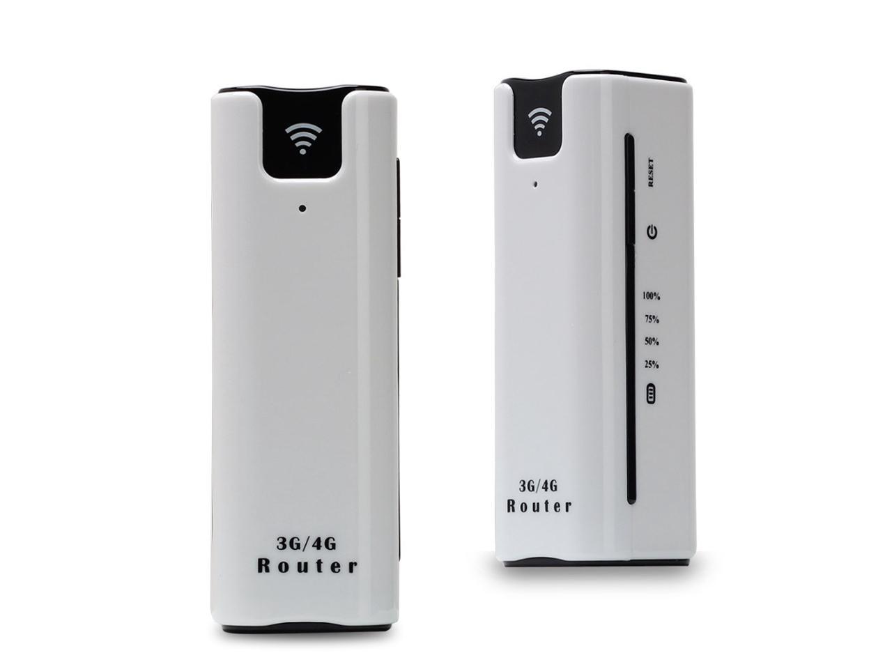 Portable 4G Router LTE Wireless Mobile Wifi Hotspot w/SIM Card Slot 300Mbps P7H3 