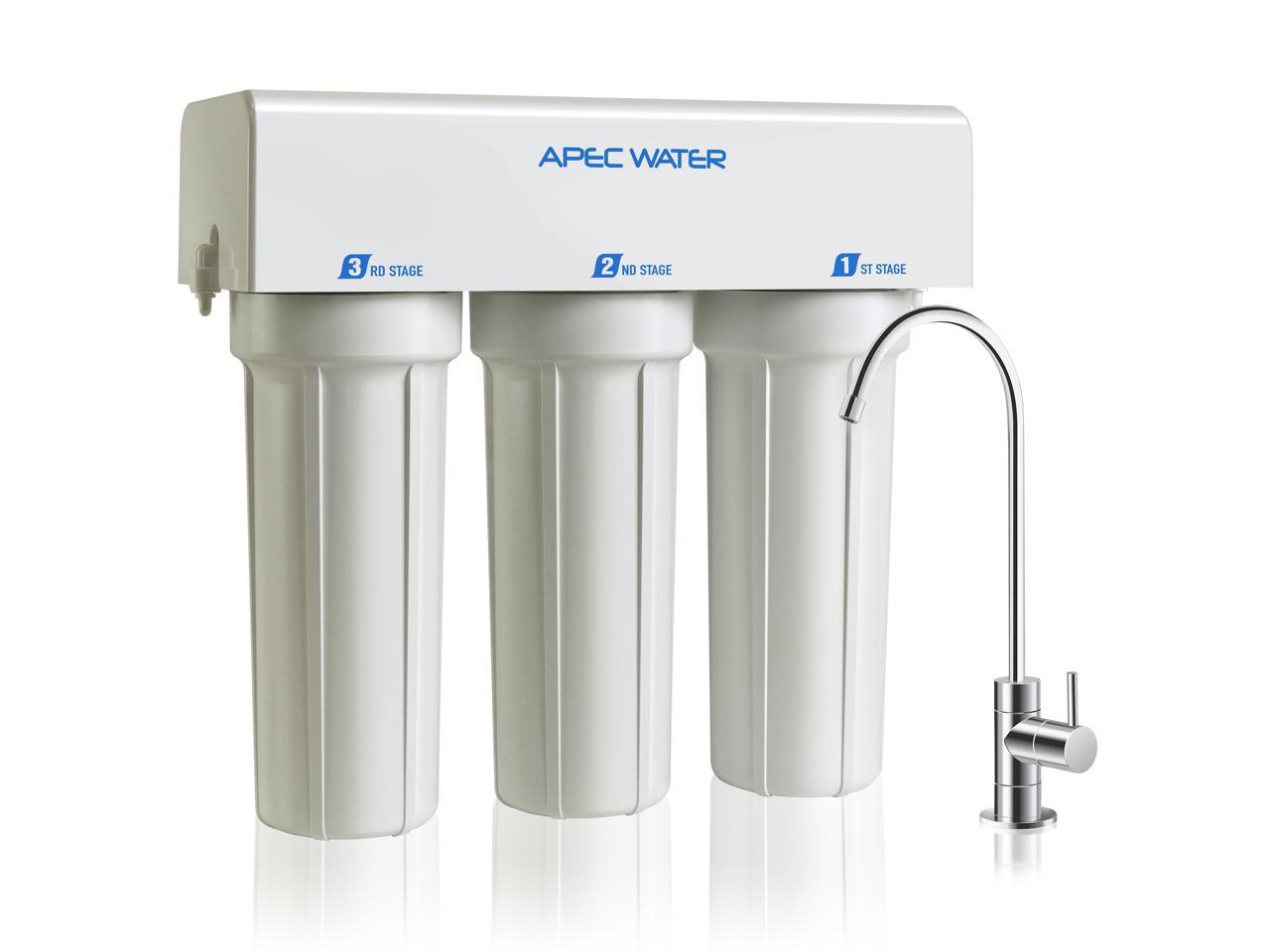 APEC WFS1000 Super Capacity Premium Quality 3 Stage UnderSink Water