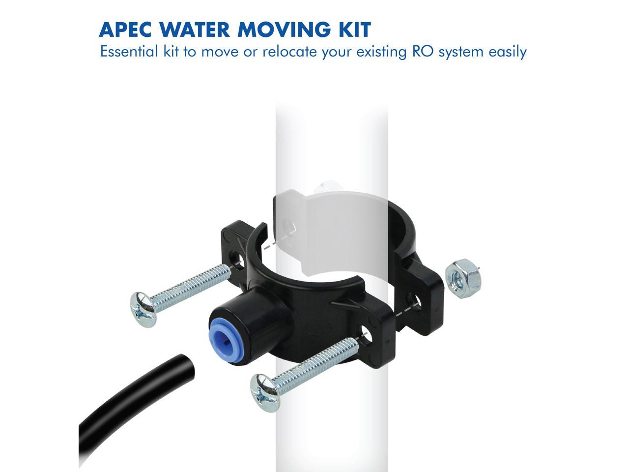 APEC Replacement Feed Water Adapter & Drain Saddle Valve For Undersink ...