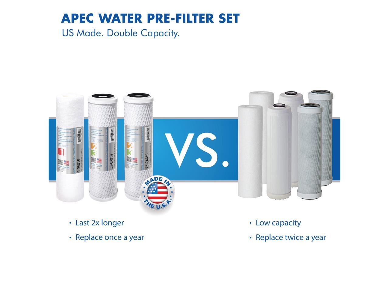 APEC Top Tier Supreme Boosted Performance with Permeate Pump Ultra Safe