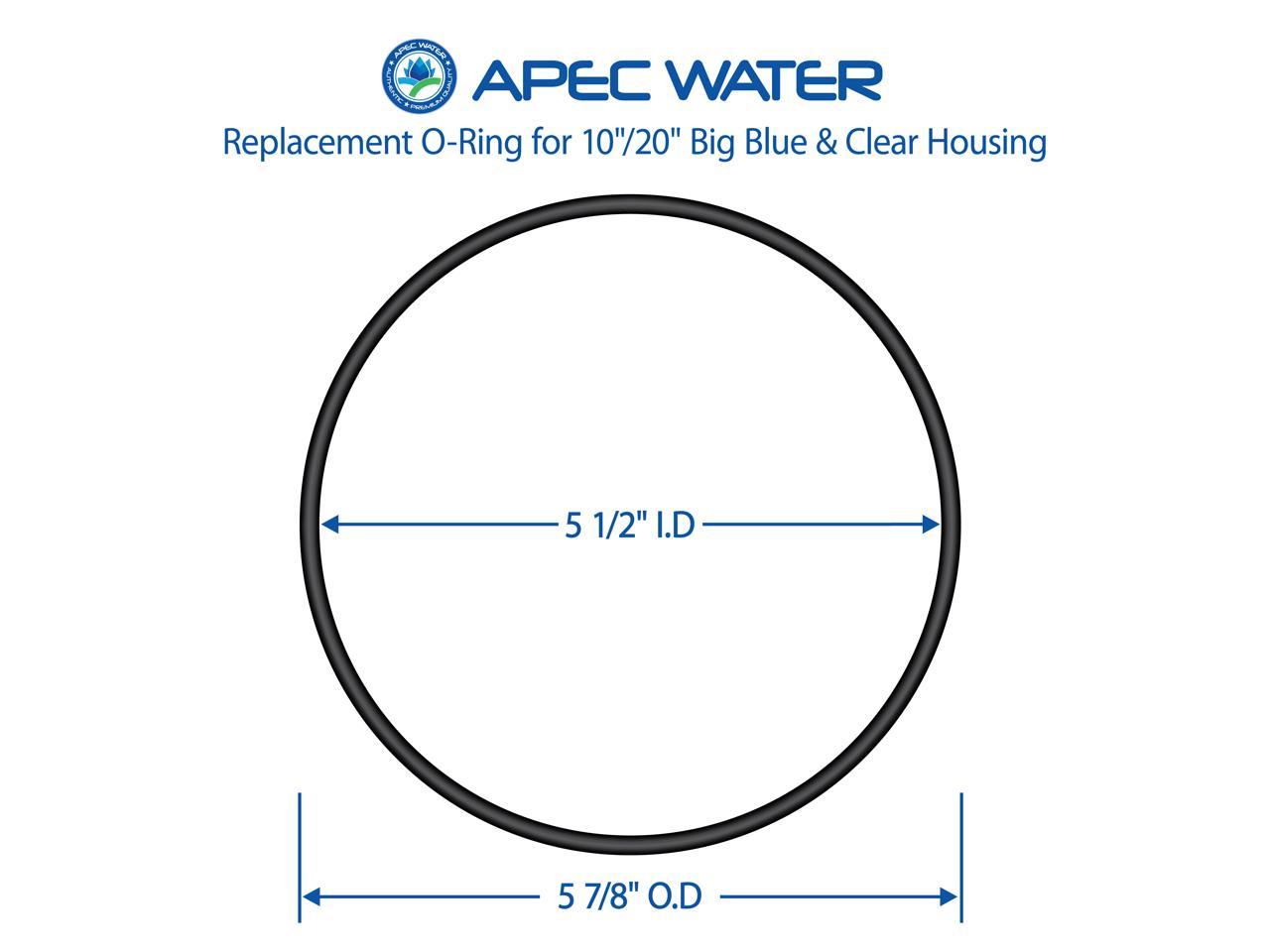 APEC Replacement ORing For 10" or 20" Big Blue and Clear Water Filter