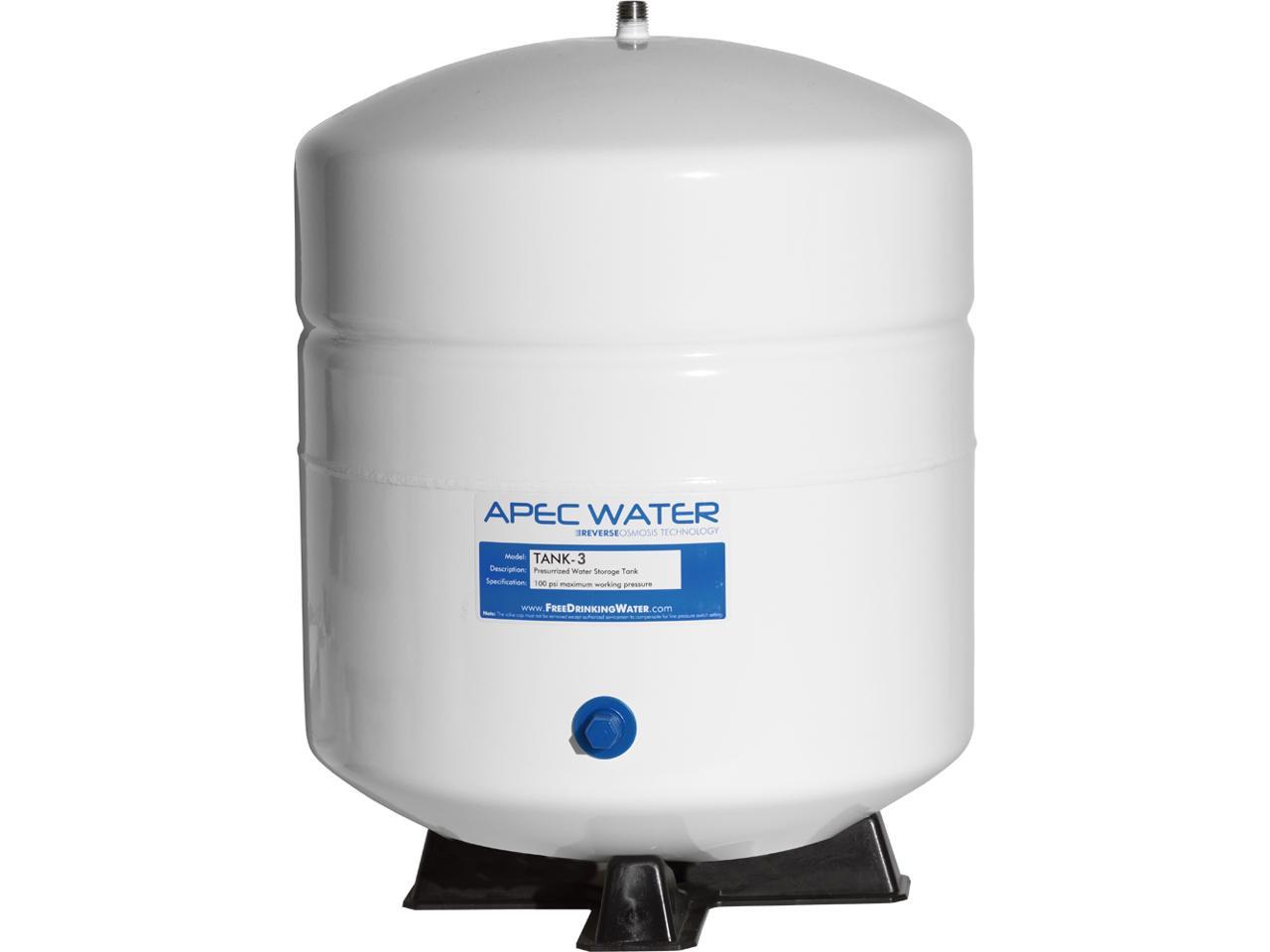 Apec Tank 3 3 Gallon Residential Pre Pressurized Reverse Osmosis Water