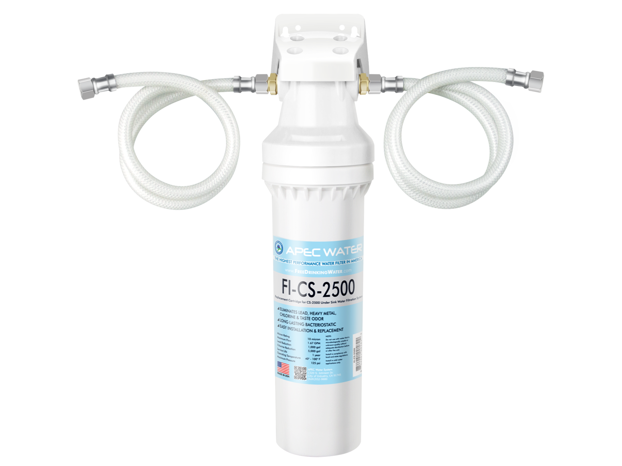 APEC High Capacity UnderSink Water Filter System Premium Quality (CS