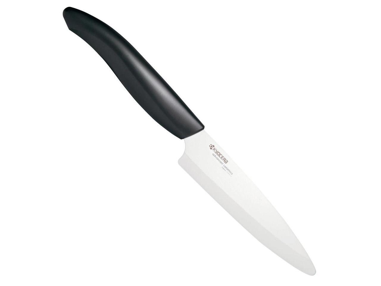 Kyocera Revolution Ceramic 4.5Inch Utility Knife, Black