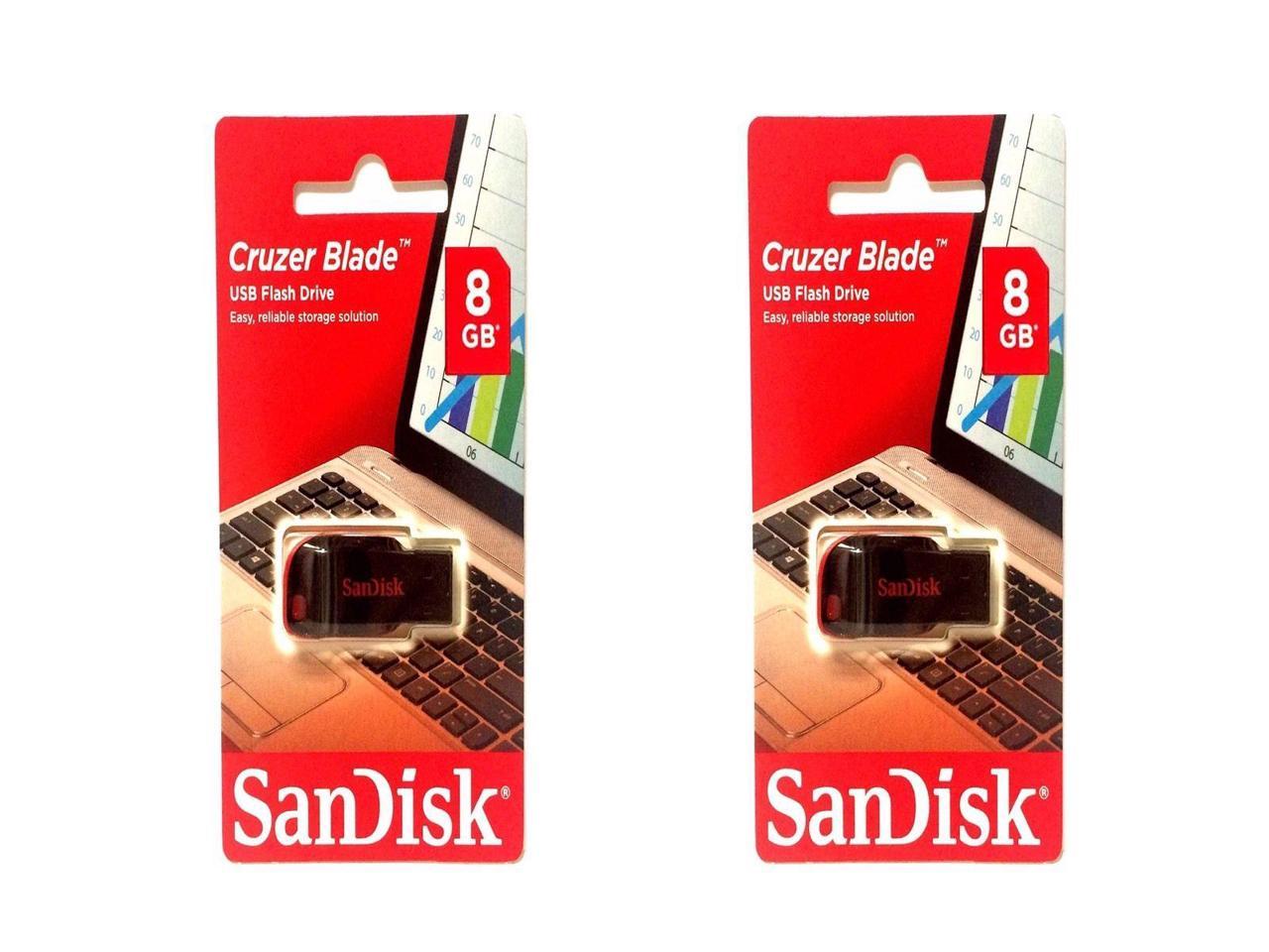 Lot of 25 Sandisk Cruzer Blade 8GB Usb Flash Drive Thumb Pen Memory Stick SDCZ50 