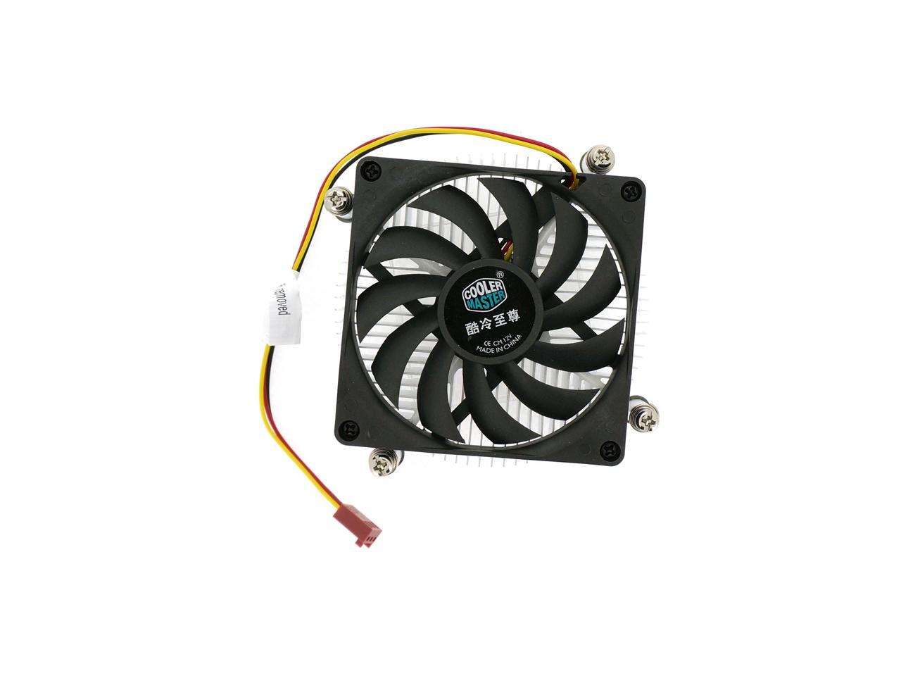 Cooler Master H115 LowProfile CPU Cooler 80mm Slim Cooling Fan