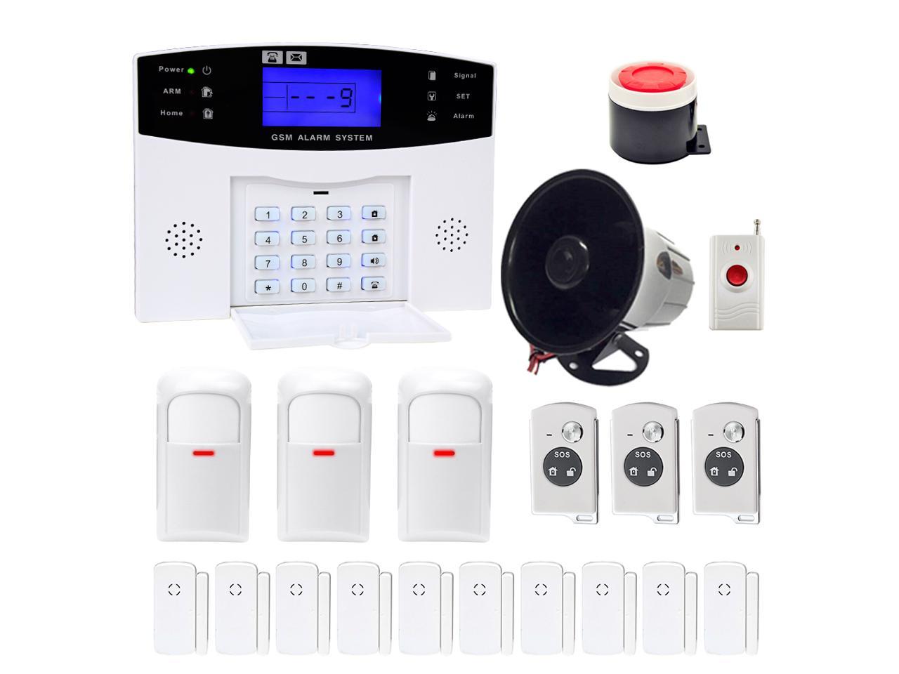 YA-500-GSM-30 Infrared Burglar Alarm System Wirelesss Remote Control ...