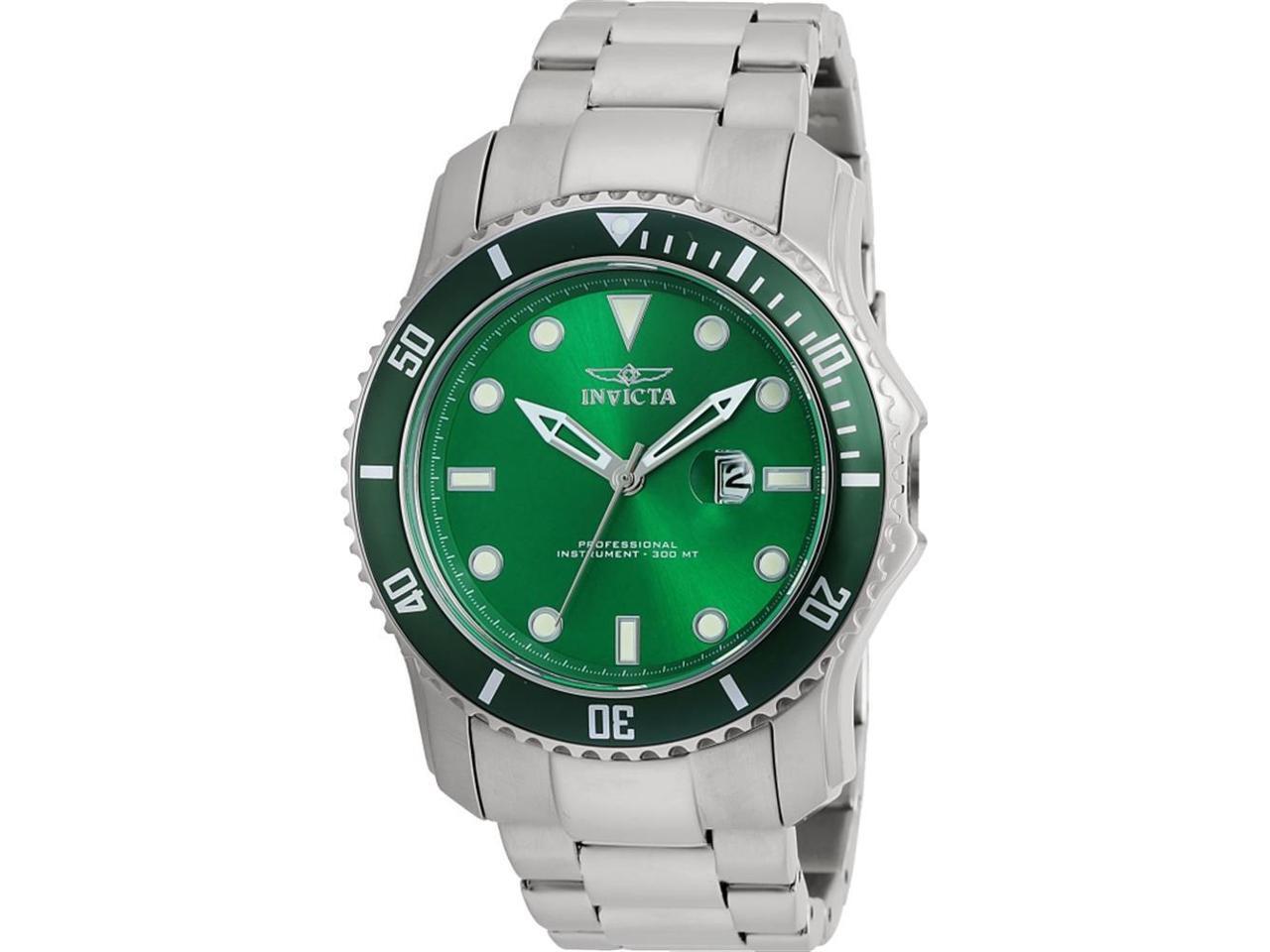 invicta green bezel