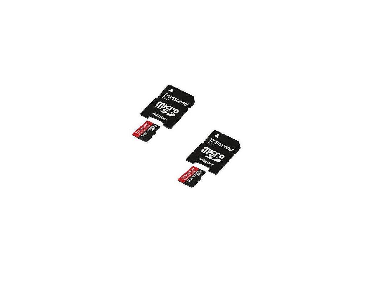 ACTIVEON LX Camcorder Memory Card 2 x 32GB microSDHC Memory Card with SD Adapter 2 Pack 