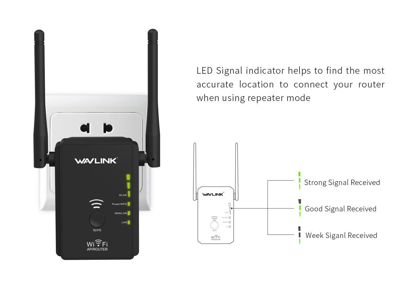 Wavlink 300Mbps Wireless Range Extender/ Access Point ...