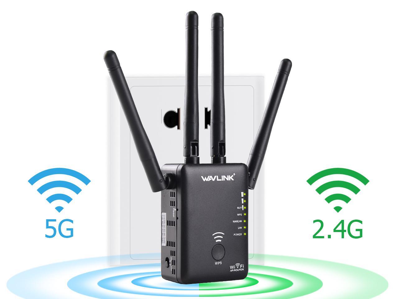 Wavlink Wireless Wifi Router / Range Extender AC1200 w/ 5dBi High ...