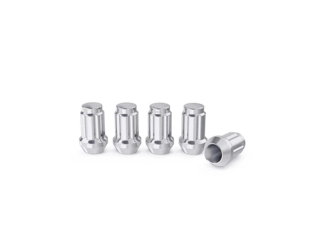 20pcs Spline Drive Lug Nuts 1/2x20 Threads 1.4 inch Length, Closed