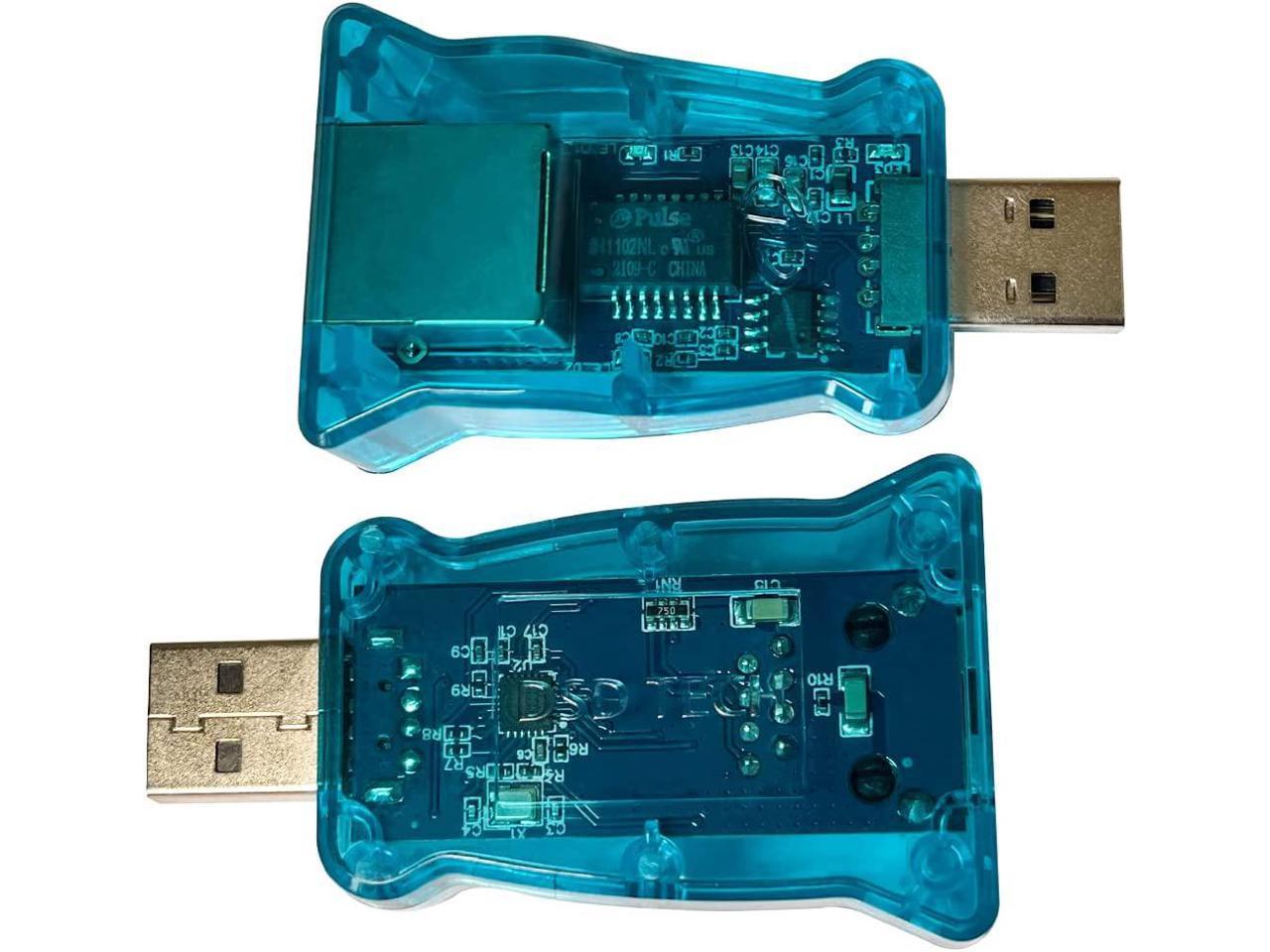 DSD TECH SH-N01A USB to Ethernet RJ45 Adapter 10M/100M for Desktop Laptop