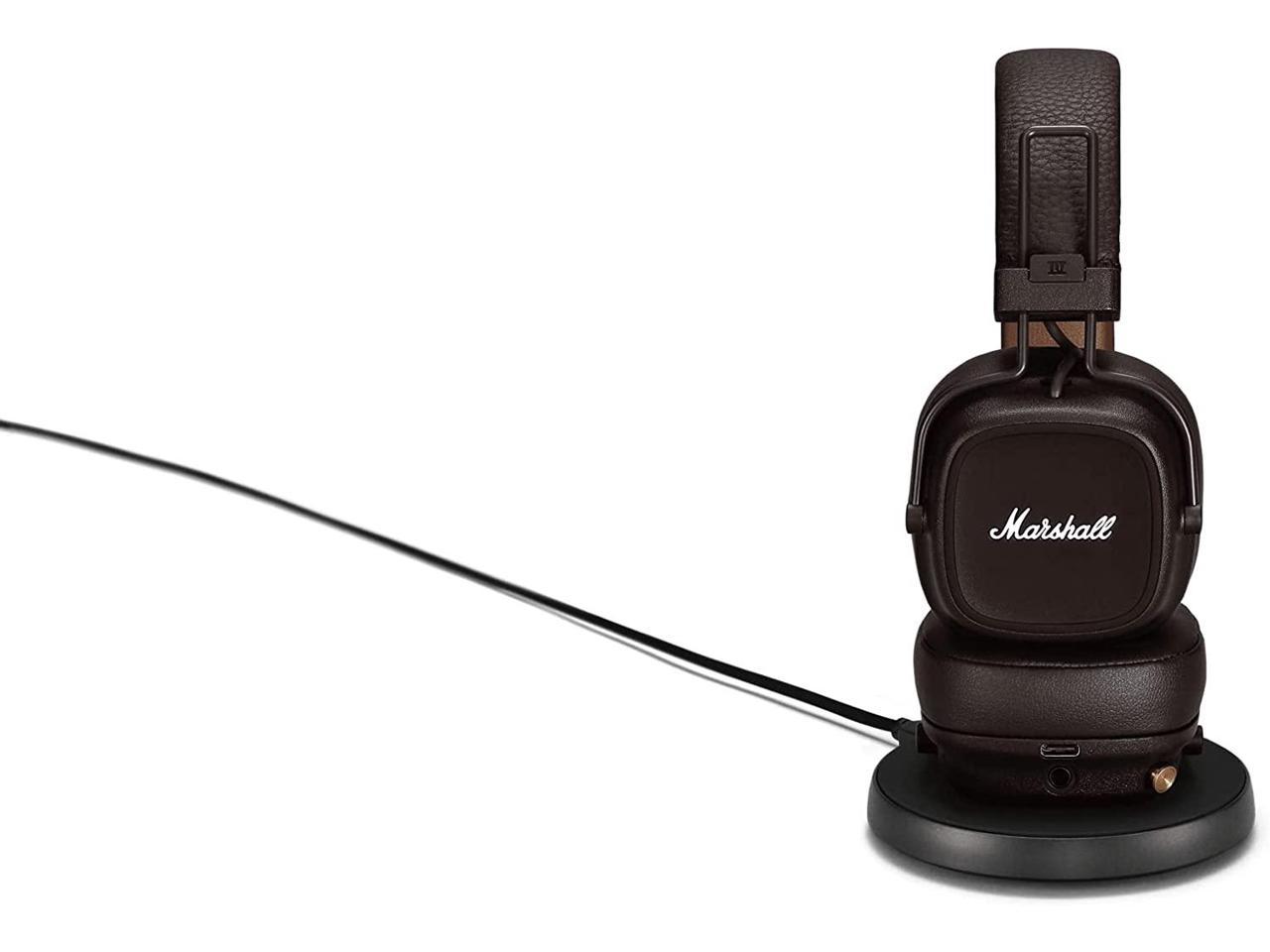 Marshall Major IV On-Ear Bluetooth Headphones, Brown - Newegg.com