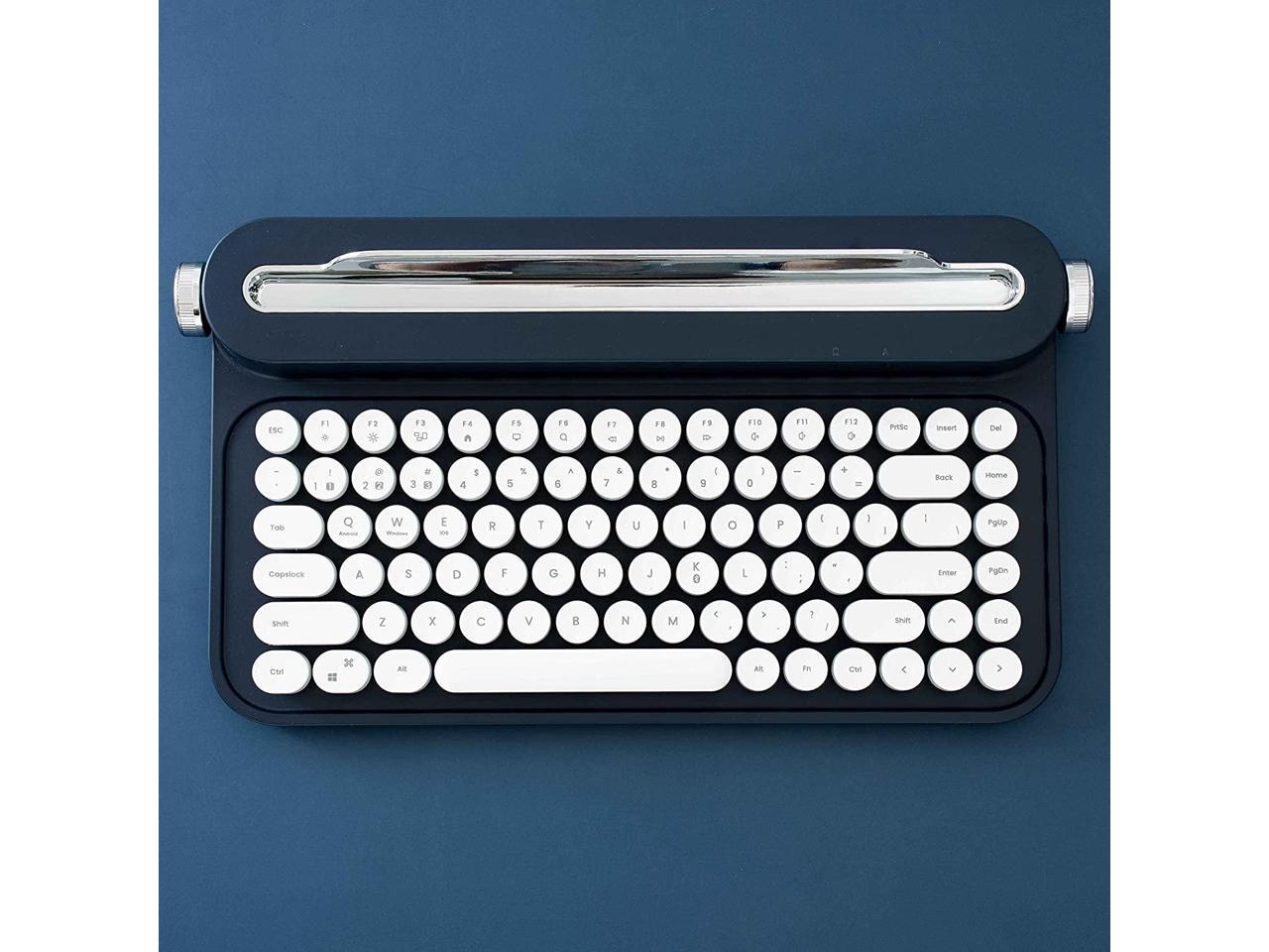 YUNZII ACTTO B305 Wireless Keyboard, Retro Bluetooth Typewriter