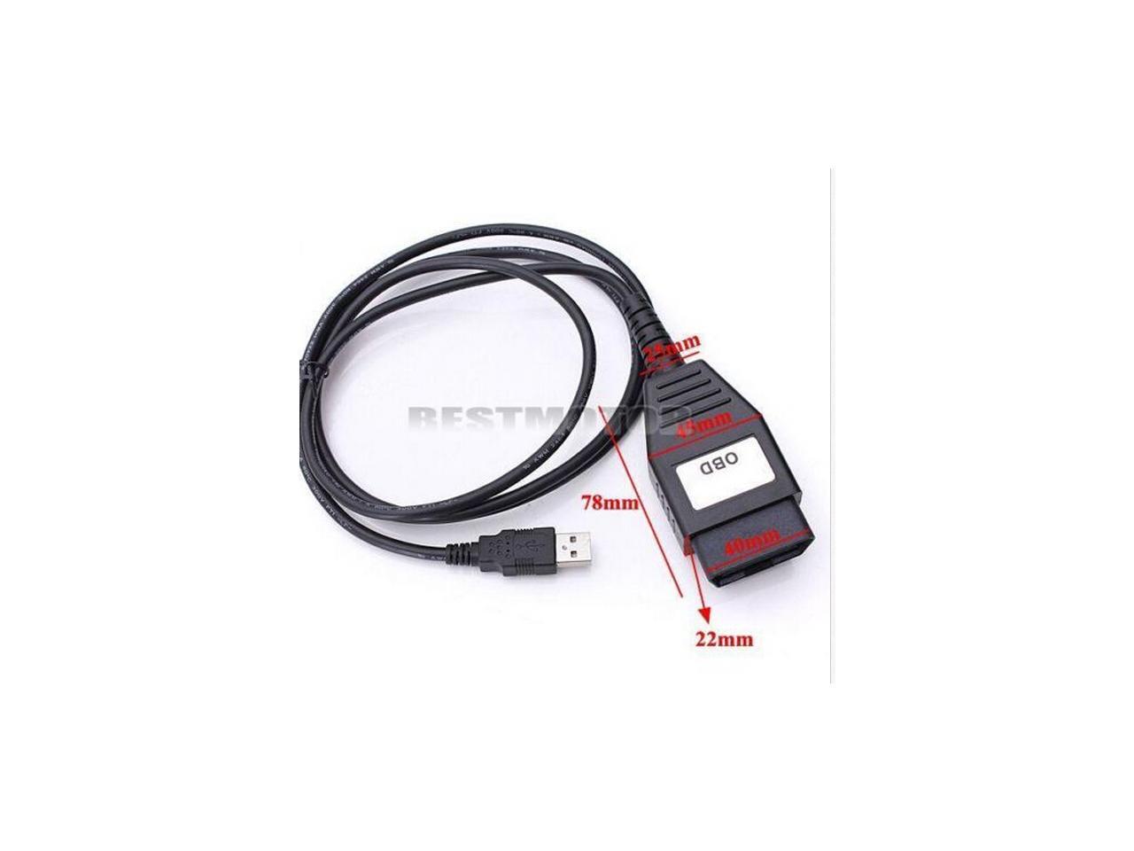 VCM OBD Interface ECU Program Diagnostic Scanner Tool USB Cable For ...