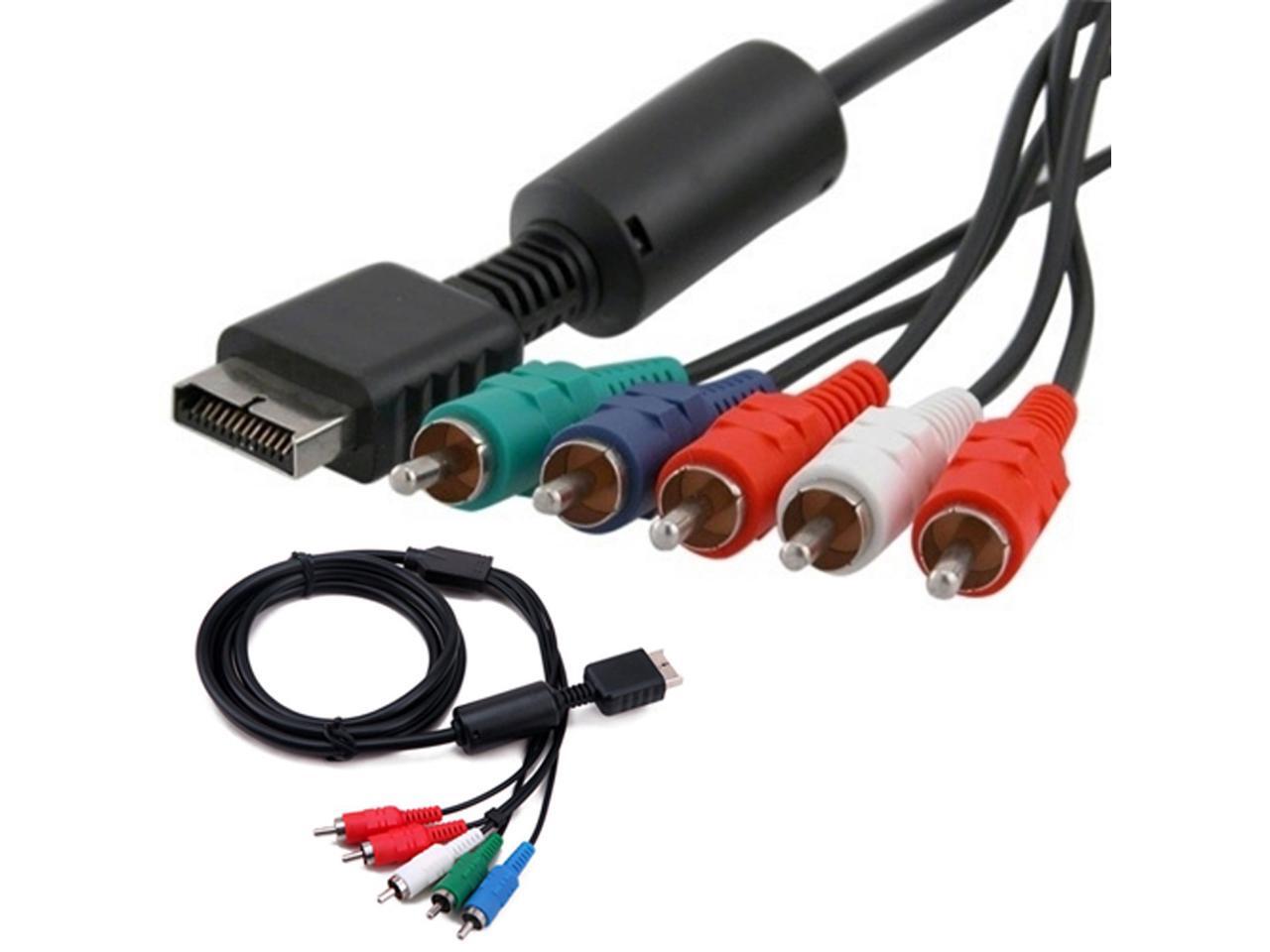 1.8 m nickel PS2 / PS3 component cable PS3 PS2 HD HDTV Component AV