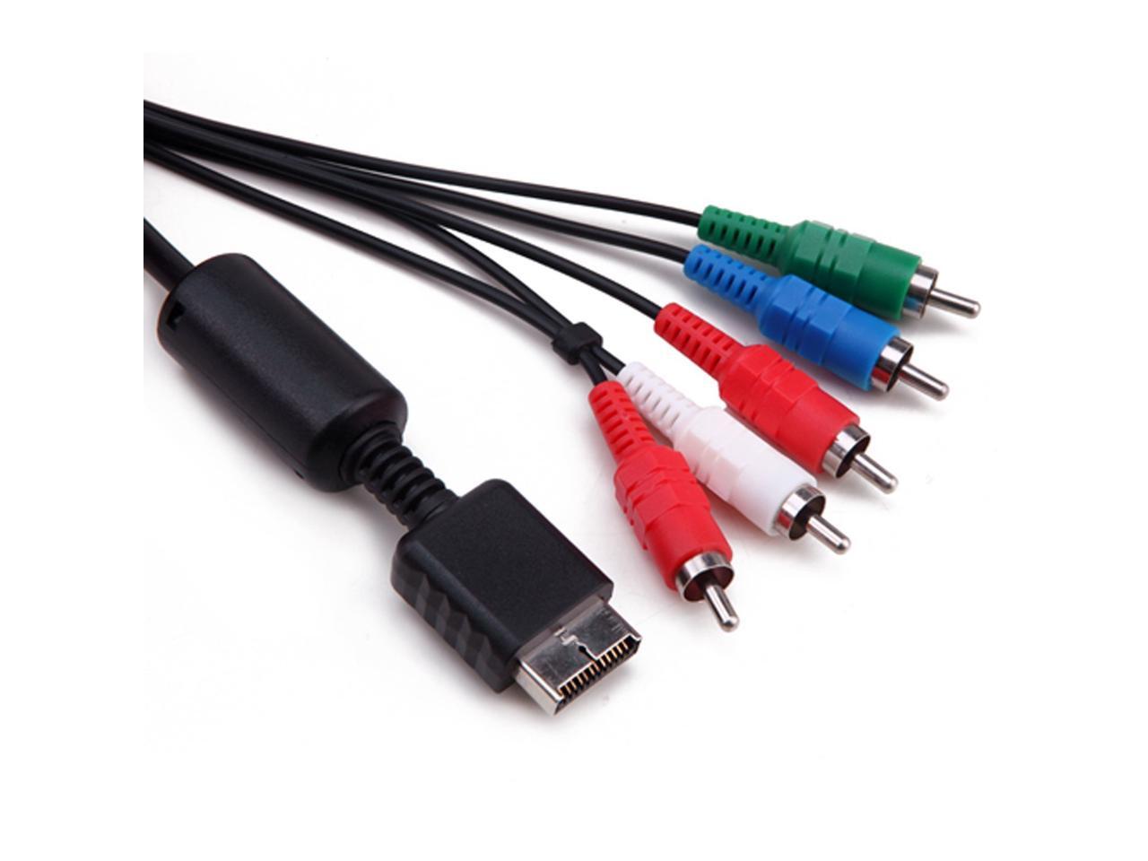 1.8 m nickel PS2 / PS3 component cable PS3 PS2 HD HDTV Component AV