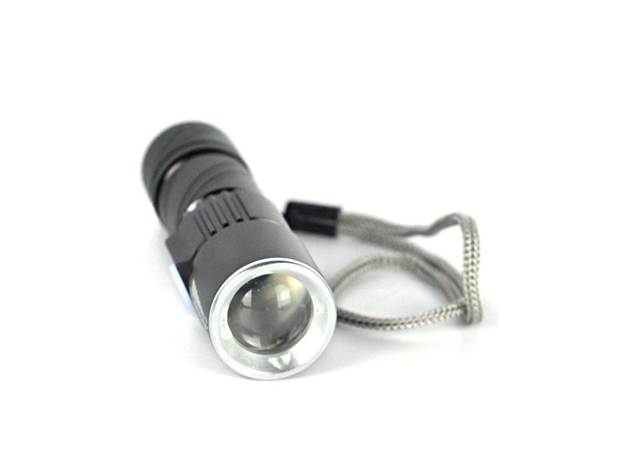 Details about  / Telescopic Focus Flashlight 200 Lumens Q5 LED Torch 3 Mode Alloy Flashli*ssHHH