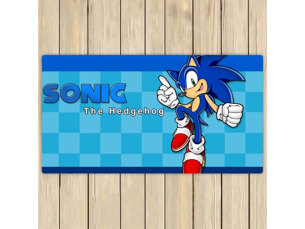 sonic the hedgehog hooded towel