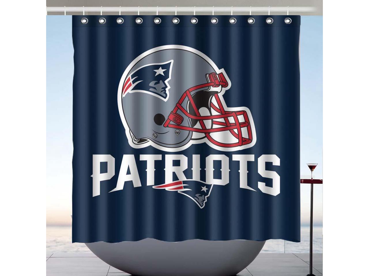 New England Patriots Nfl Design, New England Patriots Shower Curtain