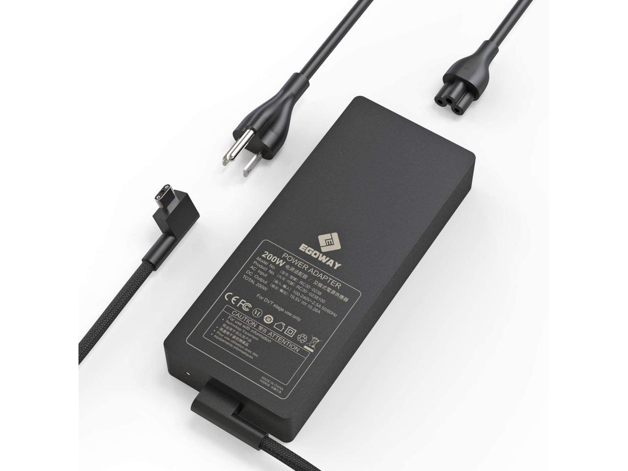 Razer Blade Charger, E EGOWAY 19.5V 10.26A 200W RC300238 AC Adapter