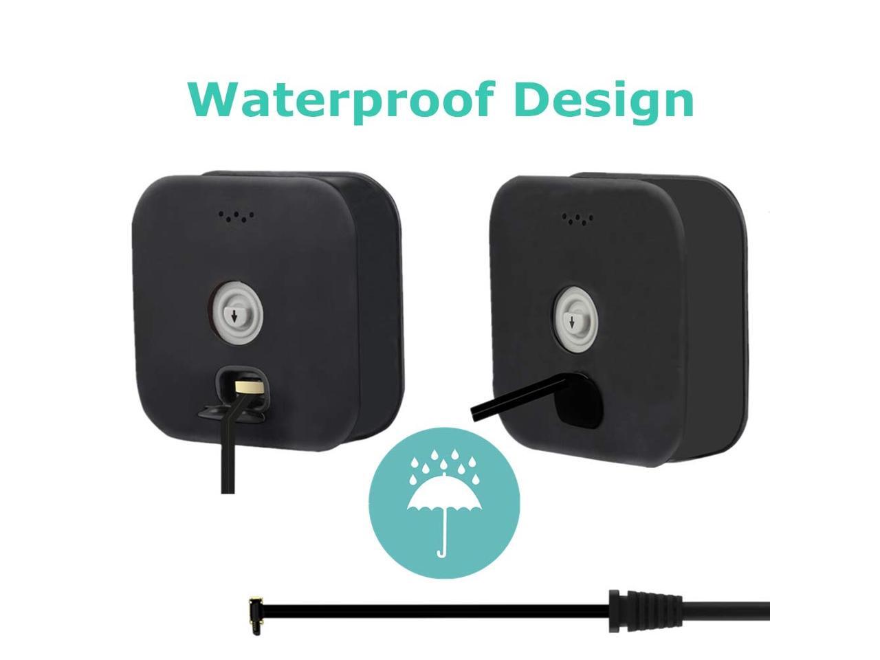 [3Pack] Weatherproof 30 Feet Power Extension Cable with Power Adapter