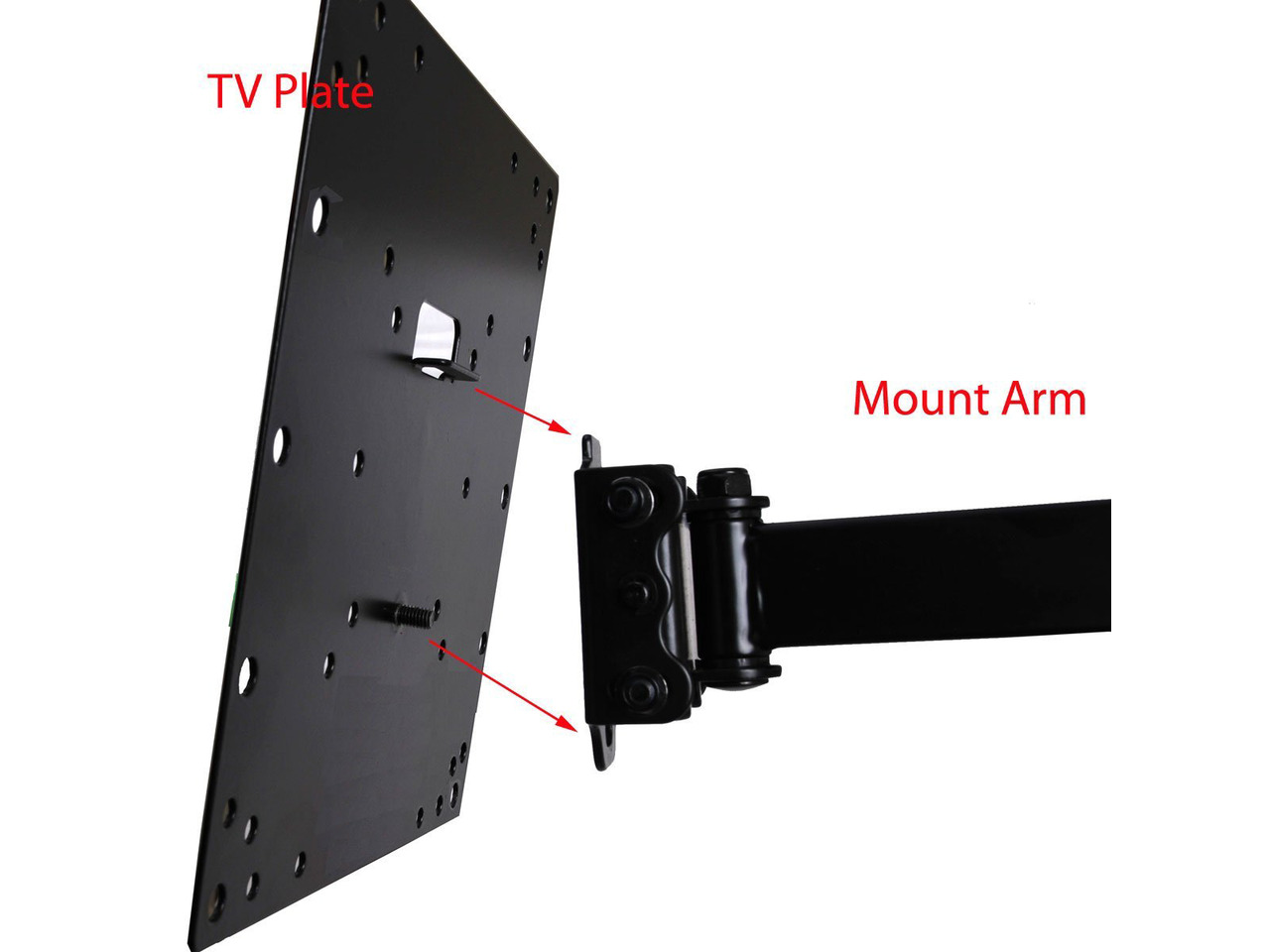 thumbnail image 2 of Full Motion TV Wall Mount Bracket – Swivel & Tilt For 26 To 55 Inch LED/LCD Screens (VESA 400x400) 2 of 5